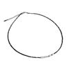 Elegant Titanium Steel Necklace with Black Spinel, Freshwater Pearls & Beads - Versatile & Simple Design