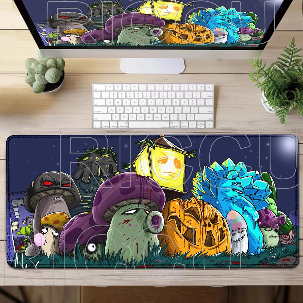 XXL HD Printing PVZ Plants vs Zombies All Scenes Mouse Pad Large Mousepad Keyboard Laptop Gaming PC Accessories Anime Desk Mat