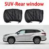 Car Sun Shade 2PCS Sedan/SUV  Styling Accessories Auto UV Protect Curtain Side Window Sunshade Mesh Sun Visor Protection Films
