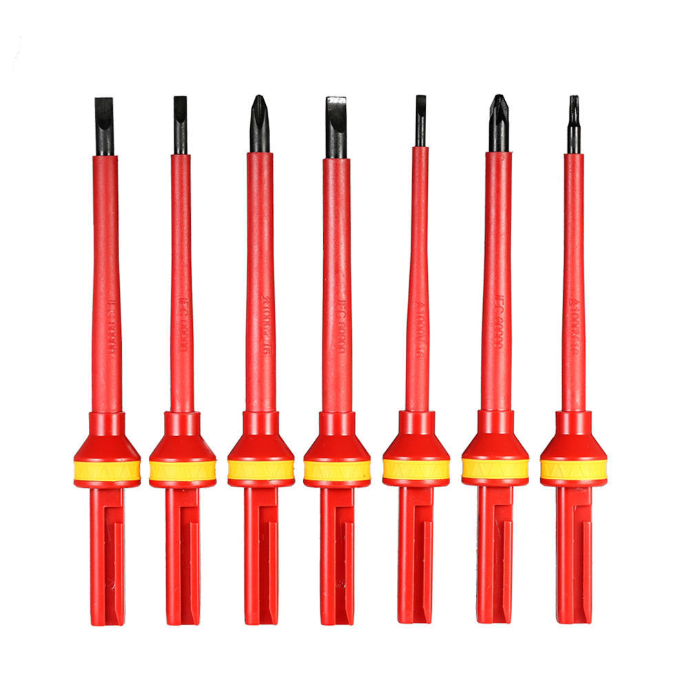 13pcs Quick Screwdriver Set Insulating Changeable Ratchet Repair Tool