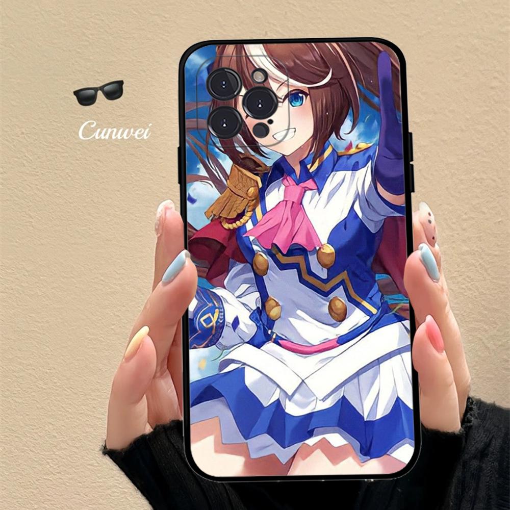 Anime Uma Musume Pretty Derby Tokai Teio Phone Case For IPhone 16 15 14 11 12 13 Mini Pro XS Max Cover 6 7 8 Plus X Funda Shell