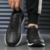New Fashionable Black Flat Shoes 2025 Men's Skateboarding Shoes Anti Slip Casual White Luxury Trendy Skateboarding Hiking Shoes