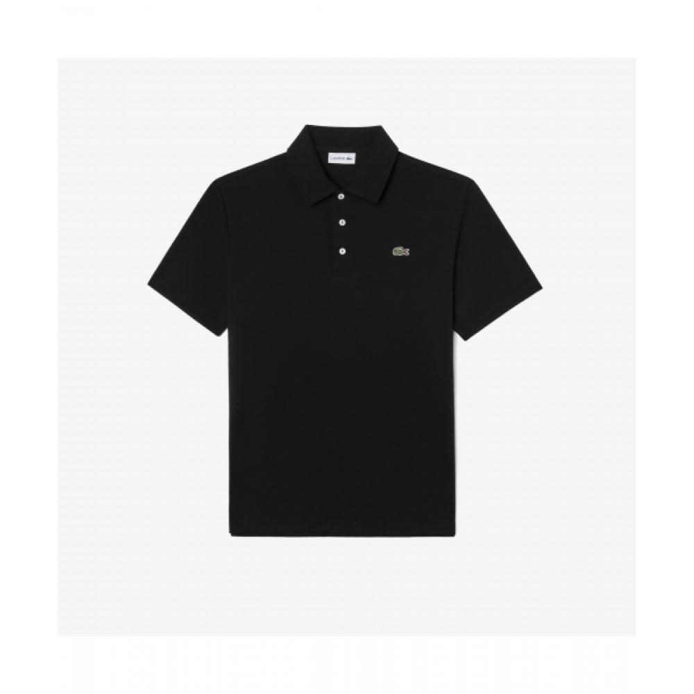

LACOSTE Мужская рубашка-поло классического кроя с широким воротником [черный] 004