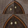 CELINE Macadam Bucket Tote Bag vintage Brown PVC Women Used