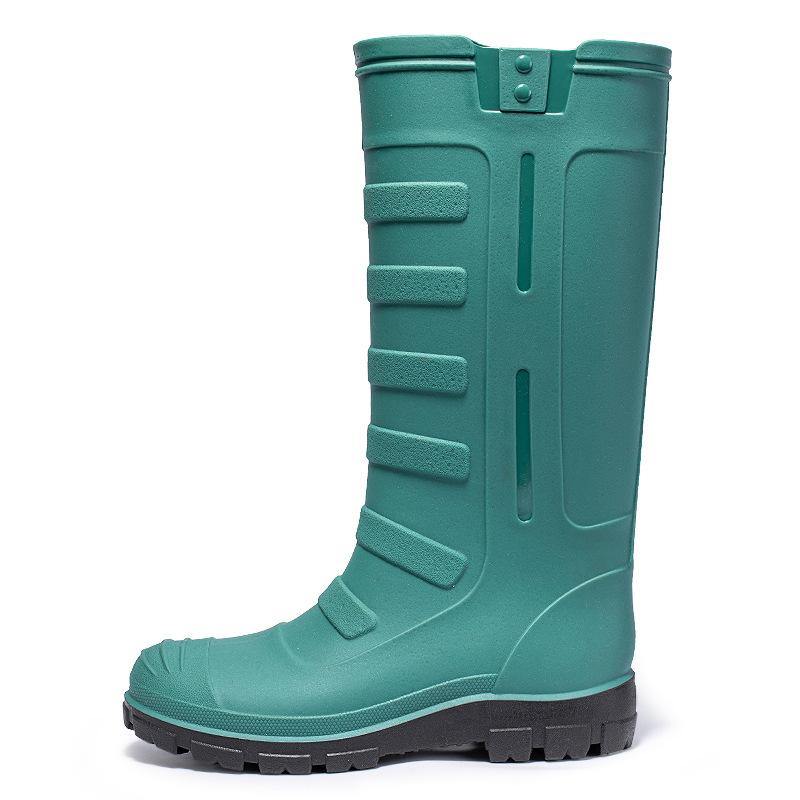 

Джунденг длинные забродные сапоги модные нескользящие резиновые сапоги мужские классические синие длинные сапоги пластиковые высокие сапоги приливные дождевые сапоги 45