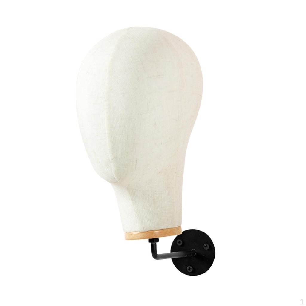 Canvas Mannequin Head Display for Wigs And Hats In Home Or Salon