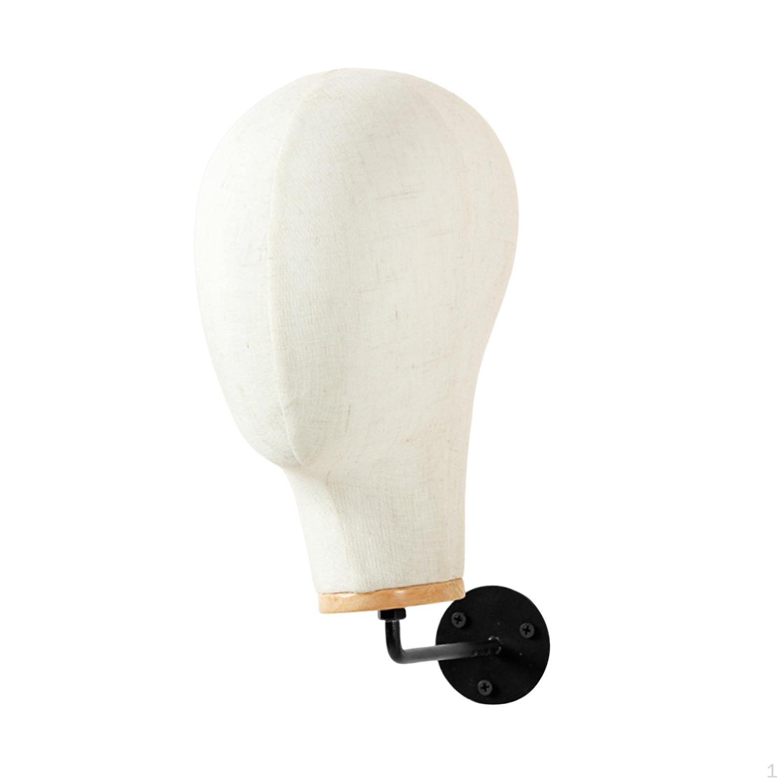 

Голова манекена Холст Манекен Настенный Для волос Шляп и Накладных волос Дисплей для париков Торговый центр 15cm Hook