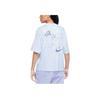 Nike Logo Printed Round Neck Pullover Fashion Sports Comfortable Breathable Short Sleeve Drop Shoulder T-Shirt Women T-Shirt Light-Purple FD9315-085