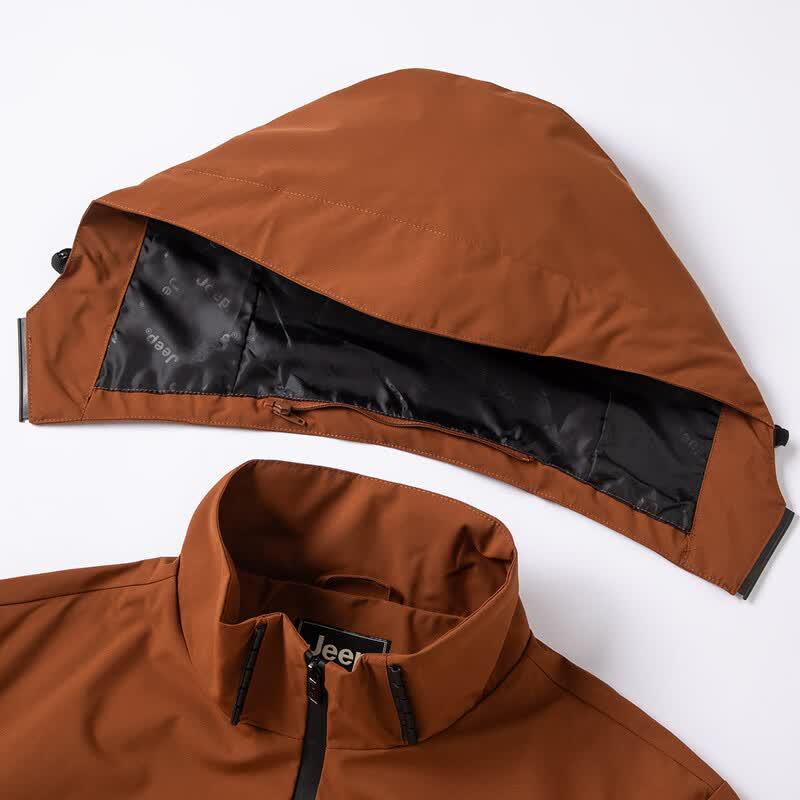 Jeep Men's Hooded Windproof Sports Jacket
