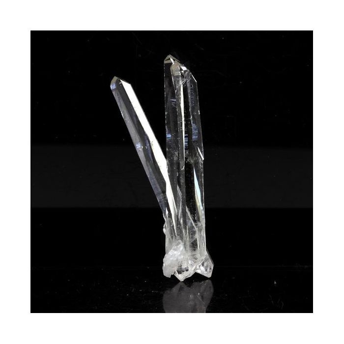 Pierres et Minéraux. Quartz biterminé. 32.33 ct. La Gardette Mine, Bourg d'Oisans, Isère, France.