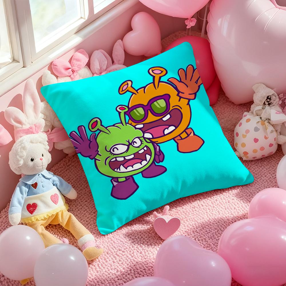 Cartoon Dr Slump Arale Cushion Cover Pattern Printed Pillowcase for Living Room Sofa Cushion Cover & Bedroom Decor