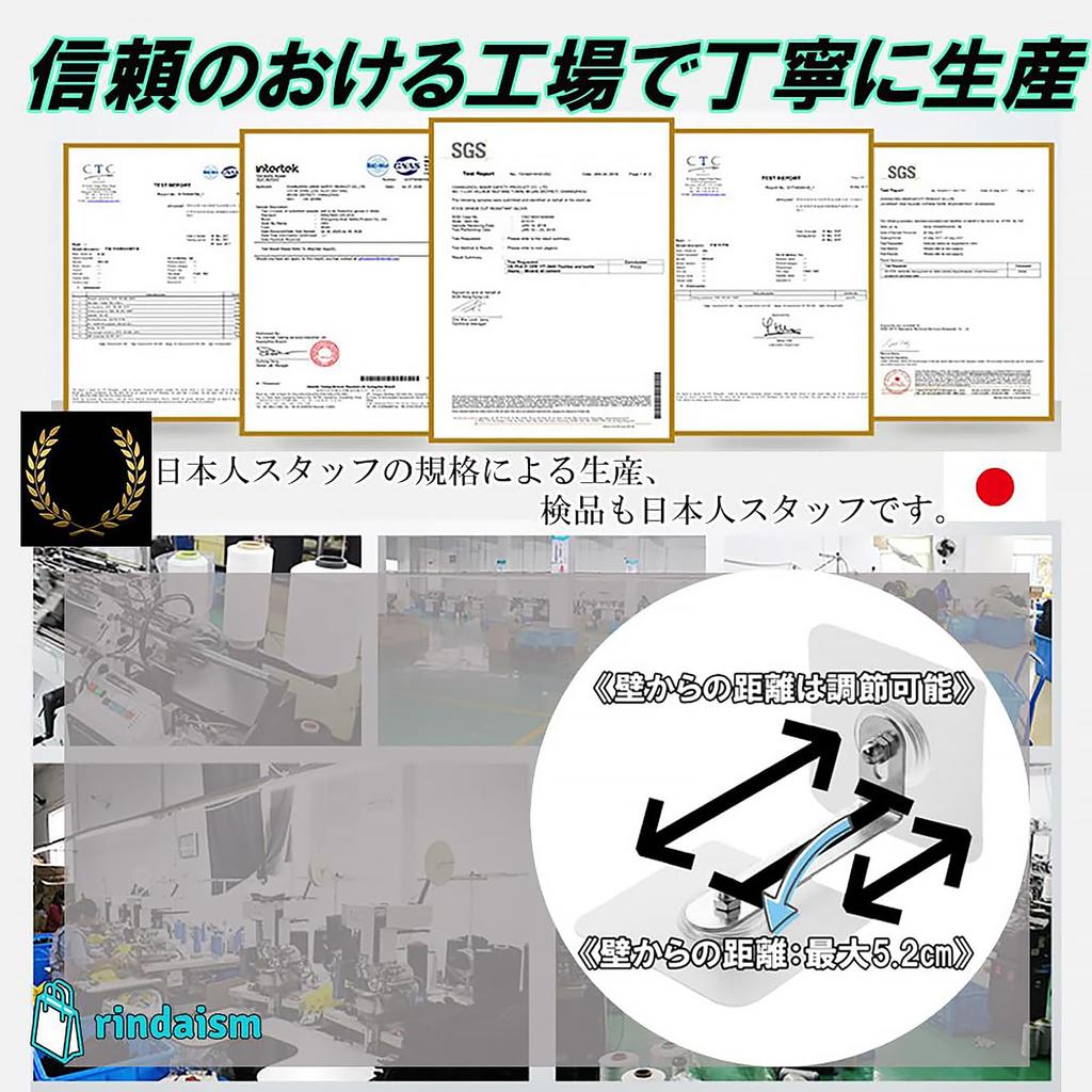 Rindaism Möbelhalter Set 4 Stück oder Erdbeben Bohren Nicht Notwendig Miete Transparent Klar Unauffällige Befestigungshalter für und Stahlregale Umkippen [Video