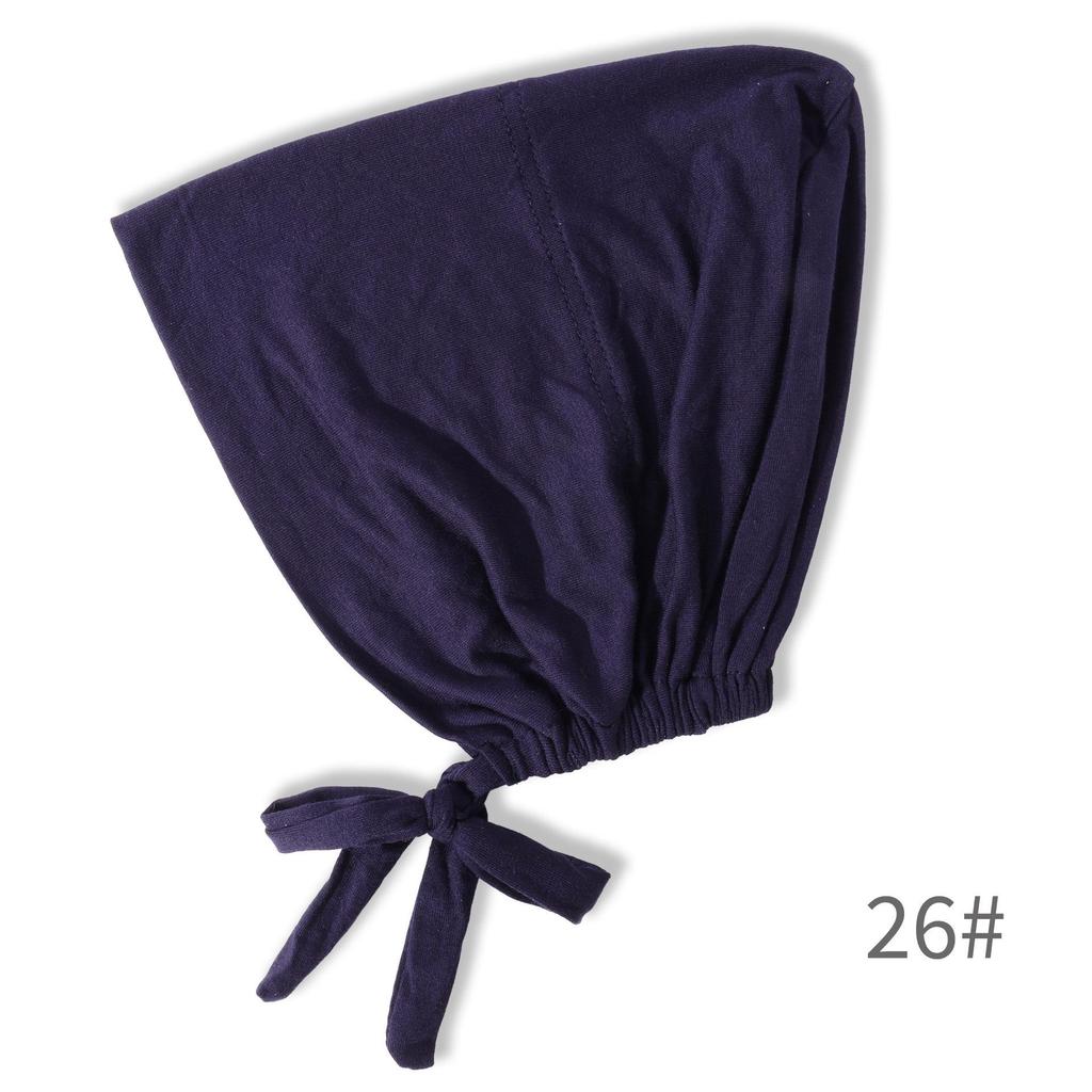 Premium Mercerized Cotton Adjustable Elastic Hair Cover Cap