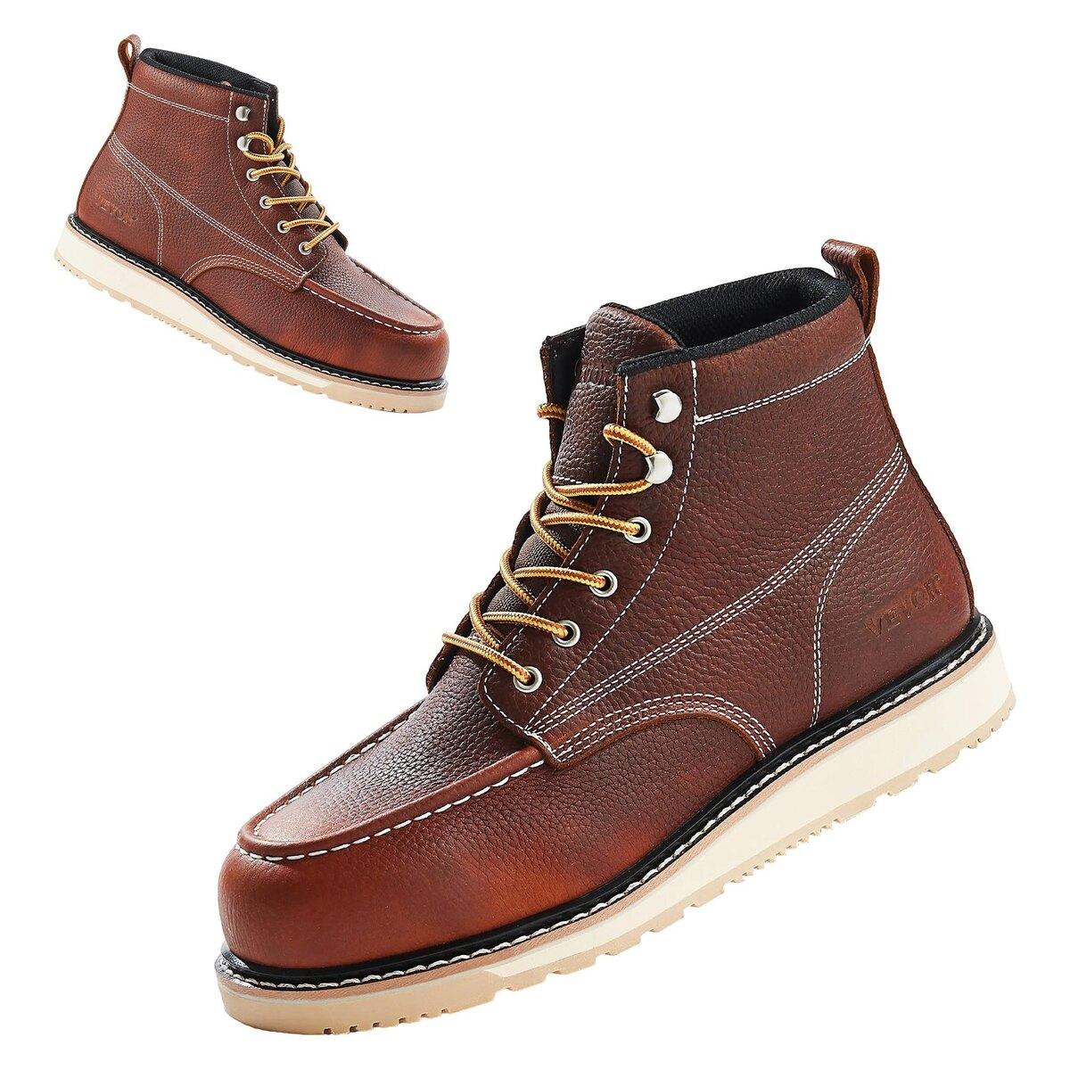 Steel Toe Work Boots UK Size
