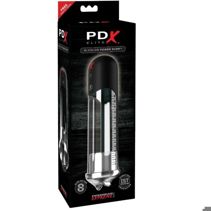 Masturbateur - Pipedream - PDX Elite - Fonction aspirante - 3 cockrings - Lubrifiant inclus