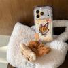 Cartoon Embroidery Judy & Nick Phone Case for iPhone 17/16 Pro Max/15/14