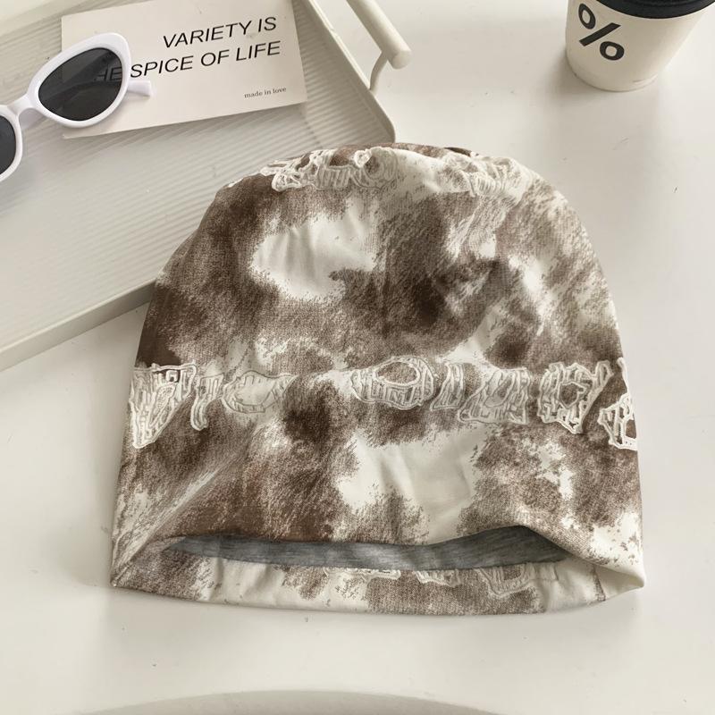 

Dui Dui Hat Women s Summer Face Showing Small Loose Enlarged Pullover Hat To Cover The Face Baotou Hat Cold Hat M（56-58cm）