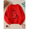Girls' Crewneck Sweatshirt - with Hat And Candy Bucket Machine Washable, Spring And Autumn, Sportswear And Casual Wear