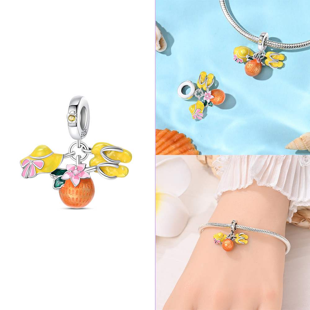 Autumn Harvest Series Squirrel Maple Leaf Pumpkin Copper Charms Pendants Fitoriginal Bracelets Diy Jewelry