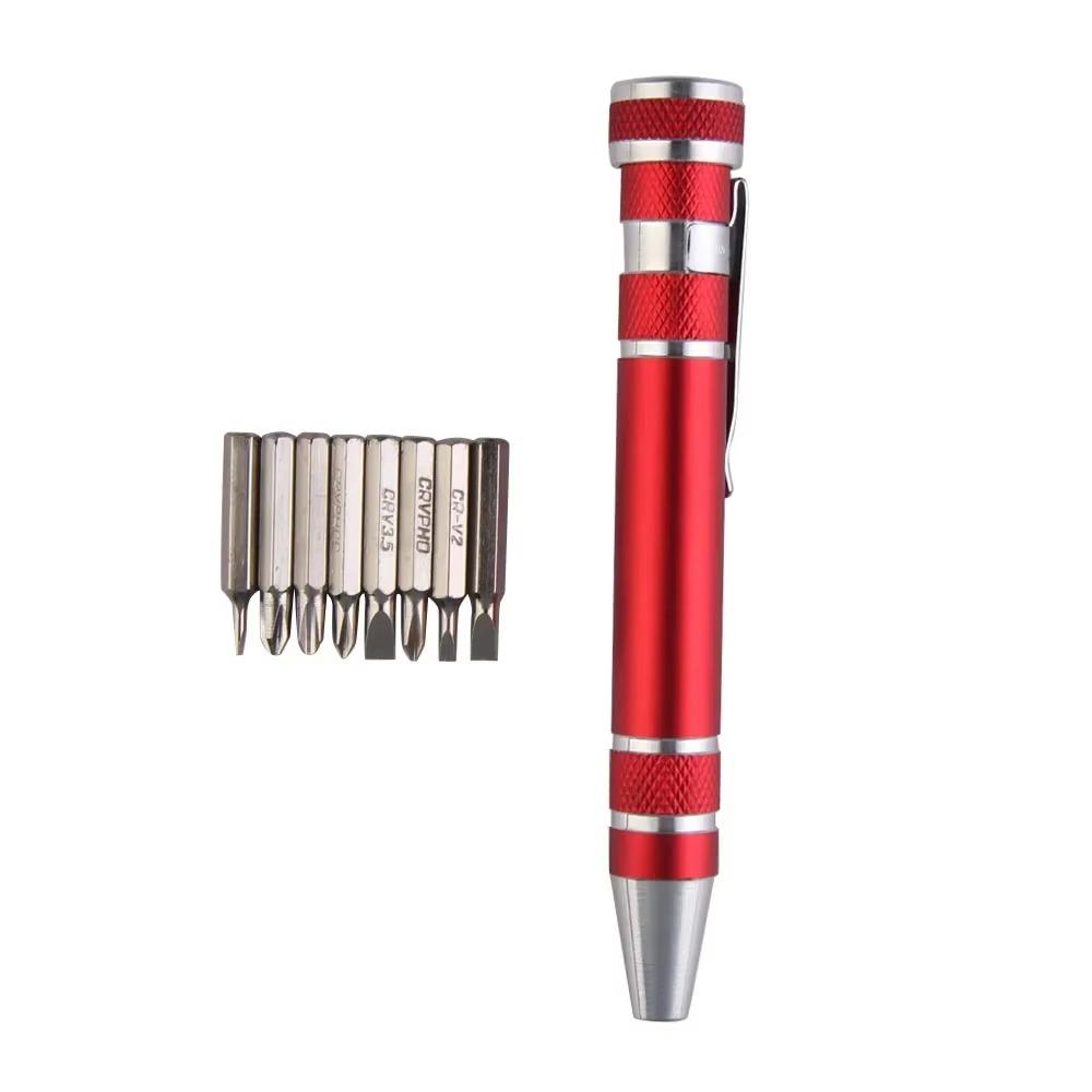 Magnetic Bits Multitool Aluminum Zinc Zinc Alloy Precision Screwdriver Pen Magnetic Screwdriver Phone Repair