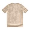 Neuer Herren-Strickpullover mit kurzen Ärmeln, Hochwertiges vertikal gestreiftes T-Shirt-Top für Herren mit hohem Halsausschnitt