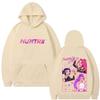 Movie KPop Demon Hunters Hoodie Rumi Mira Zoey Graphic Sweatshirt Men's Women's Fashion Oversized Fleece Pullover