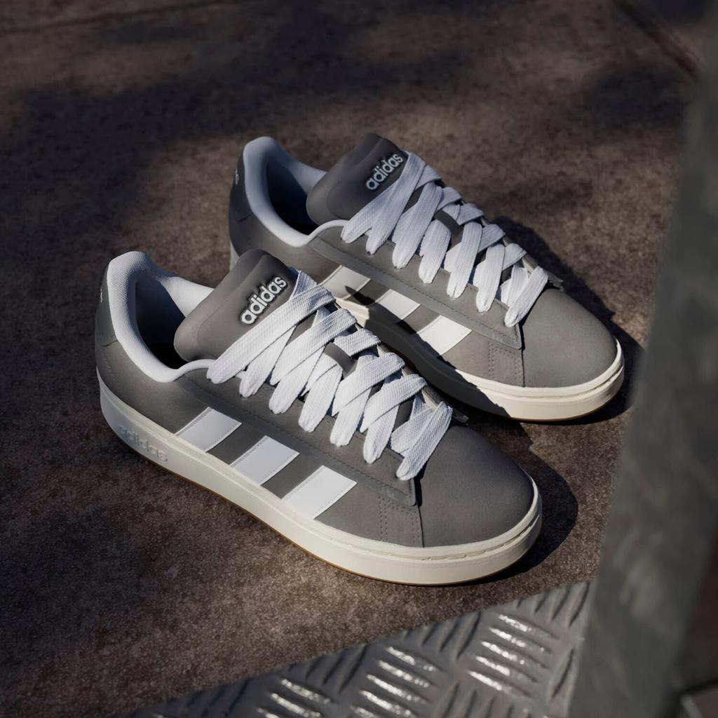 Кроссовки Adidas Grand Court Alpha grey four/cloud white/off white