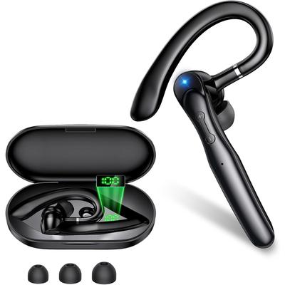 Bluetooth 5.3 Headset Wireless Earphones Display Charging Case Earbuds 120H Talktime Noise Canceling Headphones Dual-Mic for iOS Android