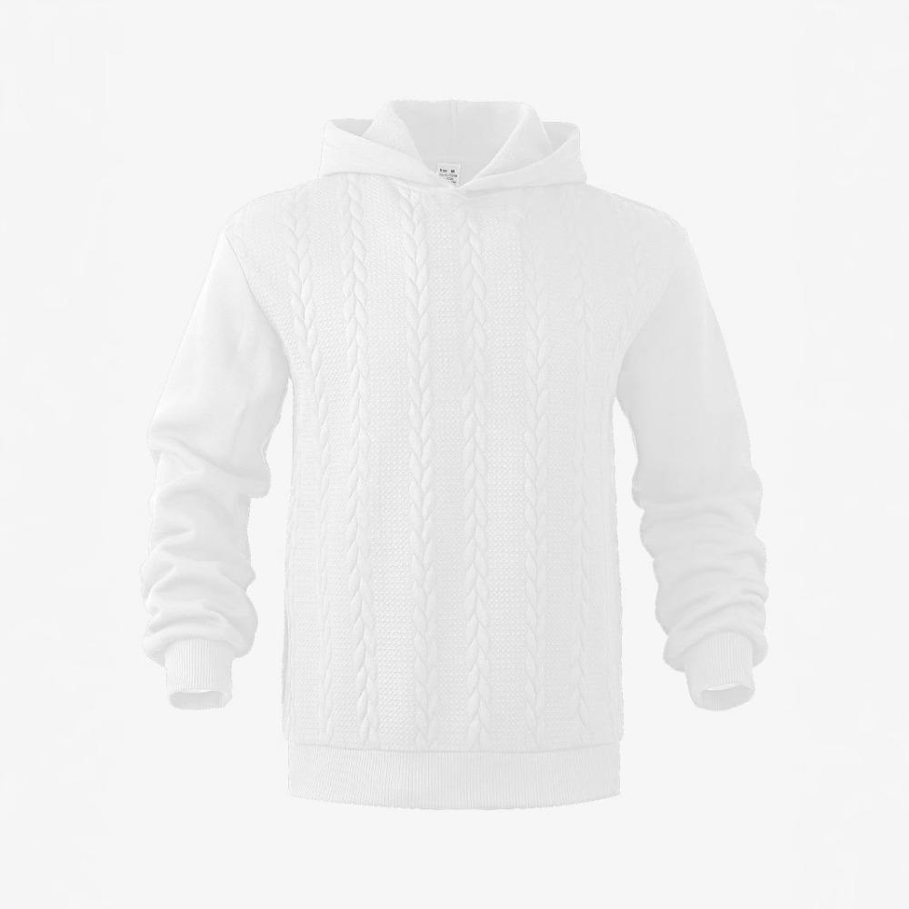 

2025 Men s Hoodie Long Sleeve Pullover Solid Color Casual Sweatshirt Winter Autumn Top S