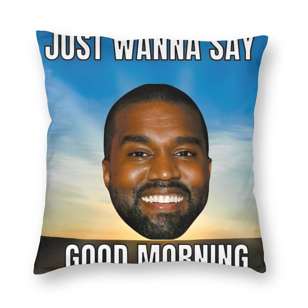 Kanye Jesus Funny Meme Pillowcase Soft Polyester Cushion Cover Decor Pillow Case Cover Seat Square 18''