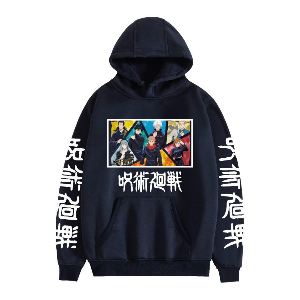 Fashion for Fans of Jujutsu Kaisen Anime Printed Sweatshirt Outdoor Sport Cosplay Pullovers Hoodie Cosplay Costume