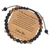 JYL TS Bracelet Viking Symbol  Red Beaded Boosts Courage & Luck
