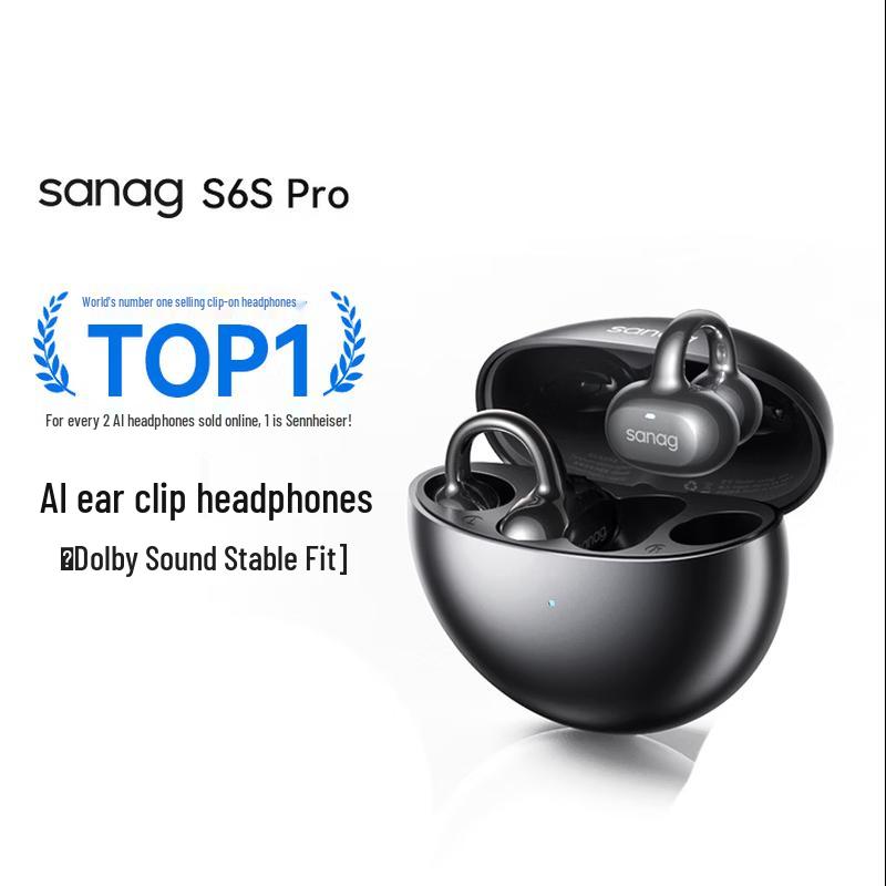 SANAG S6S Pro II Bluetooth Ear-Clip Sport Earphones