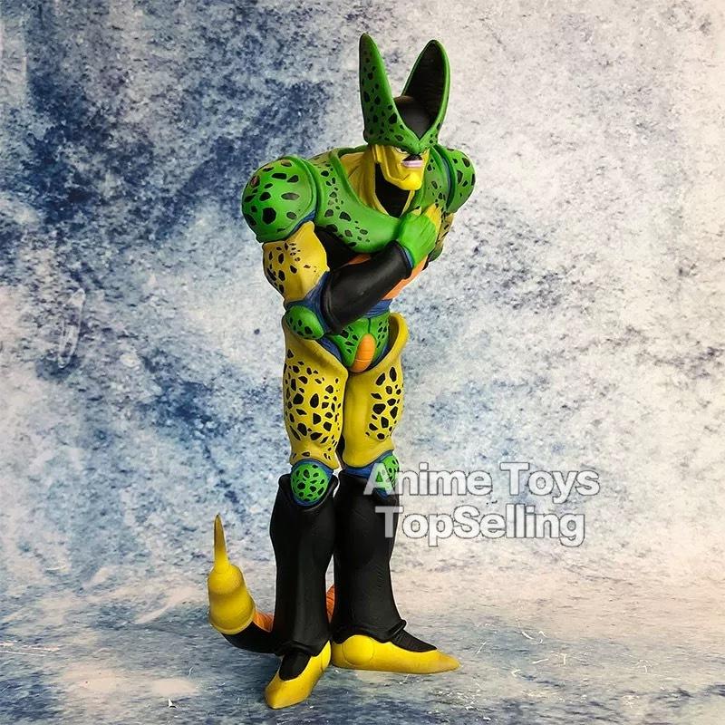 

30cm/11.81in Anime Dragon Ball Z Figure Super Saiyan Second Form Cell Figure PVC Collectible Model Toys Gifts