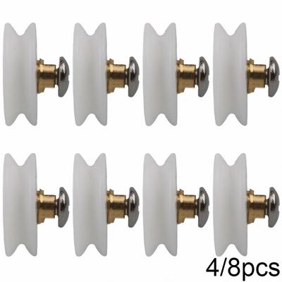 Shower Door Rollers Grooved Quality Replacement Accessories Anti-Rust Baths Parts Diameter Runners Shower Part