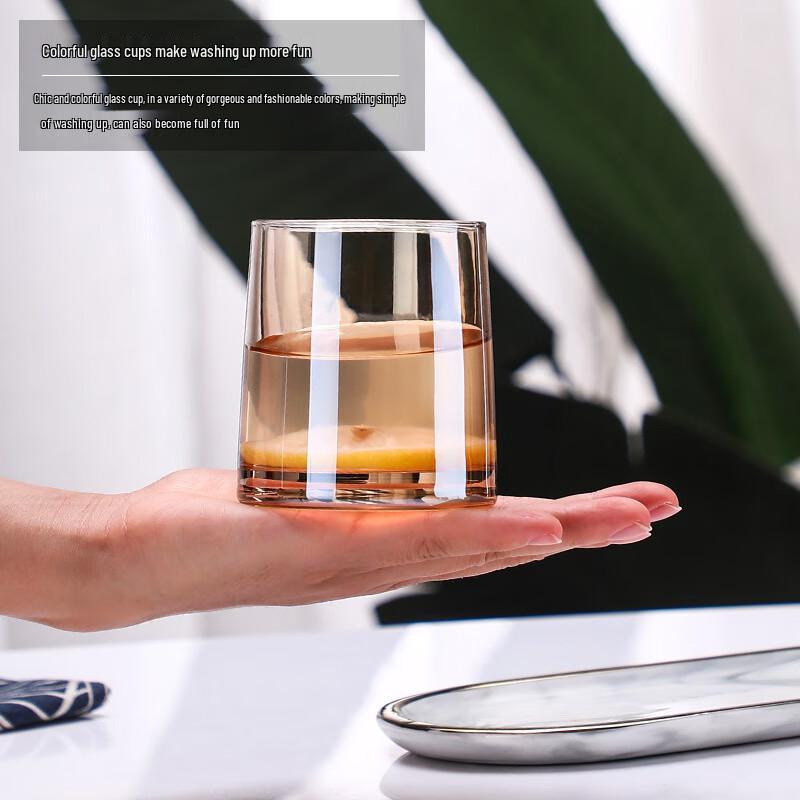 Hotel & Home Trapezoidal Glass Mouthwash Cups (Set of 10)