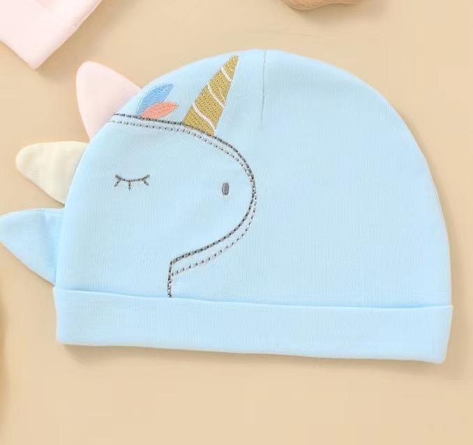 Four Seasons Newborn Baby Hat: Single & Double Layer Options for Girls