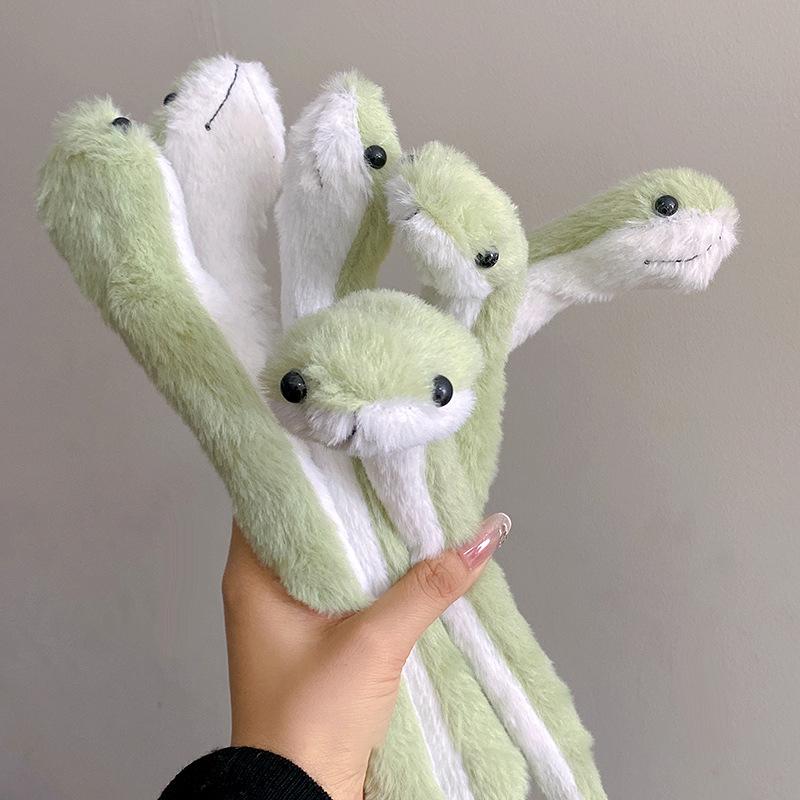 Year of the Snake New Plush Stuffed Toys Swingable Small Snake Plush Toys Creative Funny Cute Mascot Plush Snake Kids Gifts