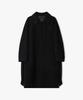 LIBERCLASSY [26Fw] Lmw21831 Black Boucle Robe Balmacaan Coat