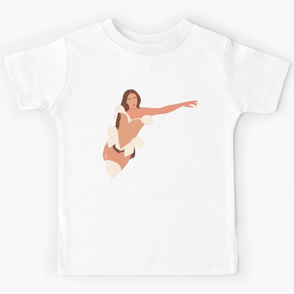 Tate McRae Lineless Illustration Kids T-Shirt 150