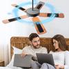 5Pcs Ceiling Fan Filters High Efficiency Carbon Air Filters Home Self-adhesive Fan Blade Accessories Easy Install Quiet Filtration Odorless Filter