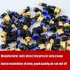 PL Pneumatic Elbow Thread Fittings Quick Connect Leak Proof Sturdy for Food Processing Equipment & Low Pressure Gas Systems