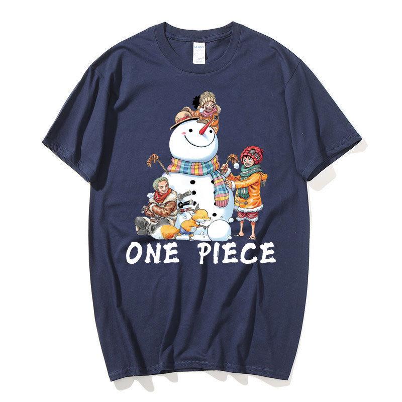 Anime ONE PIECE Luffy Harajuku Tričko Pánské Kawaii Manga Grafika Letní tričko Oversized Krátké Rukávy Kreslená Bavlněná trička Unisex Streetwear