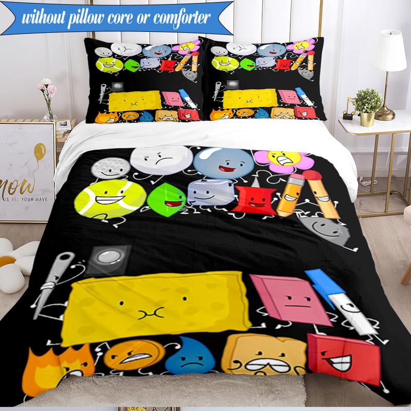 Colorful Dream Island Collage 3pcs K-pop Music Group Bedding set,Ideal for Bedroom, Dormitory,Including Duvet Cover And 2pcs Pillowcases,Fan Gifts