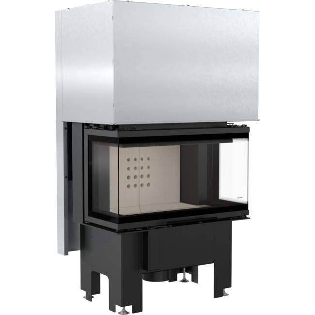 Smart steel fireplace KRATKI NBC 680/280 7 kW Ø 160 Lift-up MSK