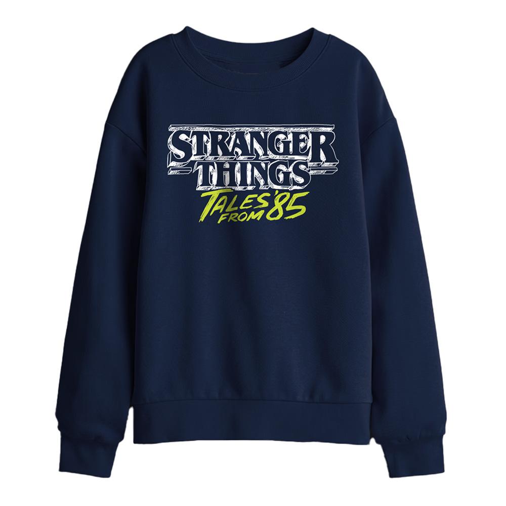 Stranger Things: Tales from ´85 Childrens/Kids Two Tone Logo Sweatshirt