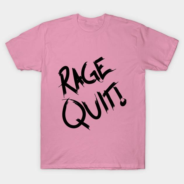 T Shirt Women Rage Quit Black Harajuku Print Kawaii Tshirt Summer Short Sleeve Female T-Shirt Top Tee
