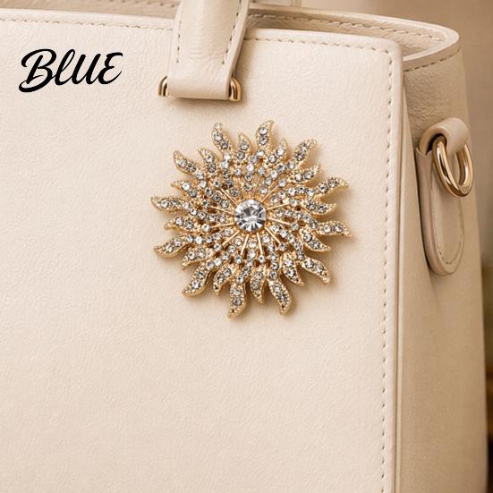 Oxidation Resistant Brooch Pin 3D Sunflower Shape Lapel Pin