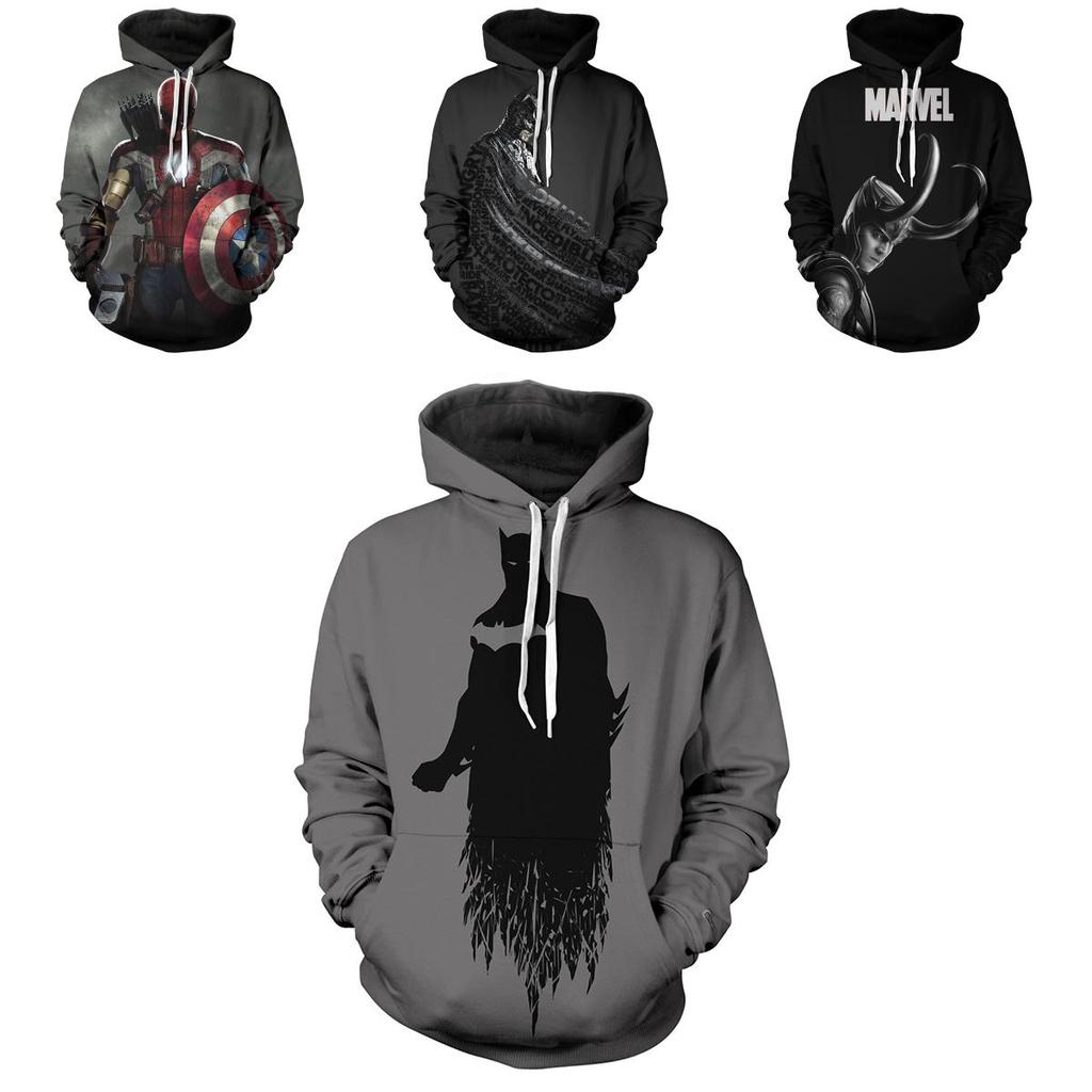 Premium Quality Superhero Batman 3d Print Hoodie Sweatshirt For Women And Men M-4xl