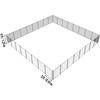 Pool Fence 4 X 96 FT Removable Pool Fences for Inground Pools Outdoor